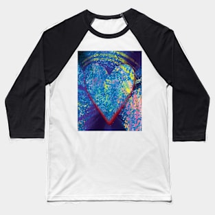 Beautiful Heart gold crown Baseball T-Shirt